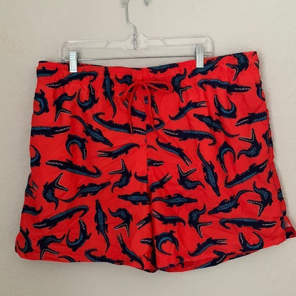 George Crocodiles Print Men’s Swimming Shorts Size XL/ 40-42